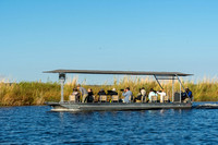 Pangolin Photo Safari Boat - swivel chairs/gimbal camera mounts.