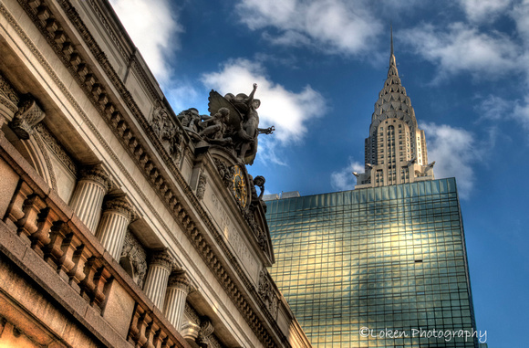 Grand Central Station and Chrysler Building