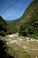 Train ride to Machu Picchu along the Urubamba River