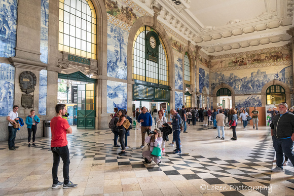 Porto Train Station - Hand painted tiles.