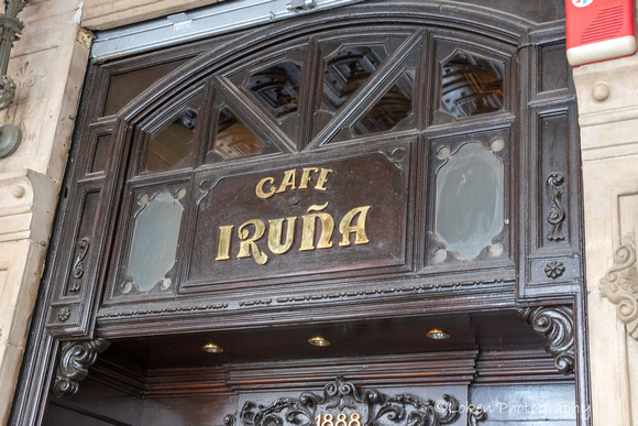 Hemingway's favorite cafe in Pamplona