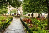 A rainy walk around Santiago de Compostela