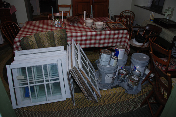 Dining room staging area